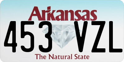 AR license plate 453VZL