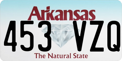 AR license plate 453VZQ