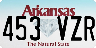 AR license plate 453VZR