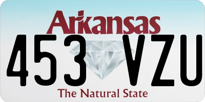 AR license plate 453VZU