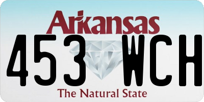 AR license plate 453WCH