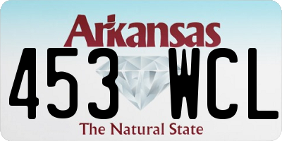 AR license plate 453WCL