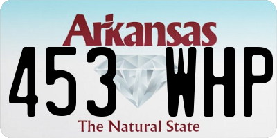 AR license plate 453WHP
