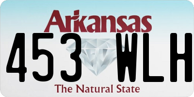 AR license plate 453WLH