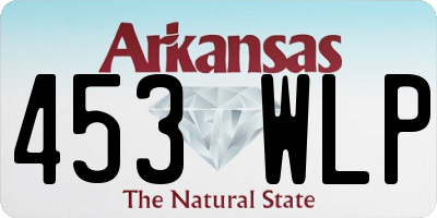 AR license plate 453WLP