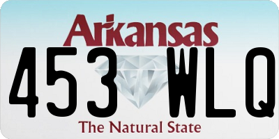 AR license plate 453WLQ
