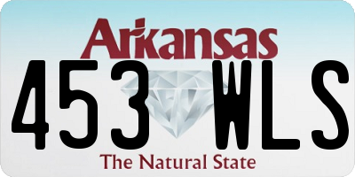 AR license plate 453WLS