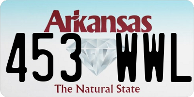 AR license plate 453WWL