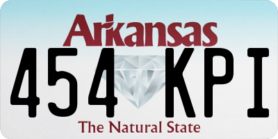 AR license plate 454KPI