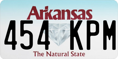 AR license plate 454KPM