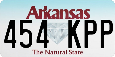 AR license plate 454KPP