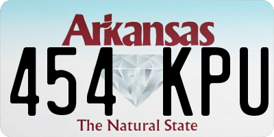 AR license plate 454KPU