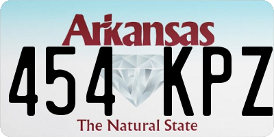 AR license plate 454KPZ