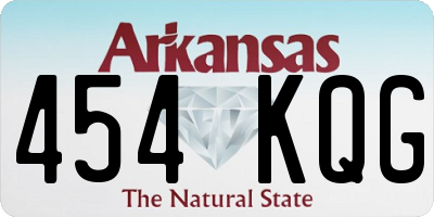 AR license plate 454KQG