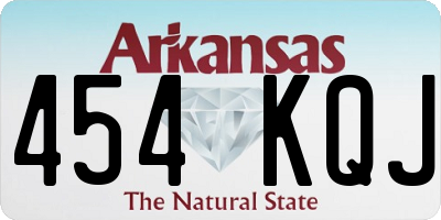 AR license plate 454KQJ