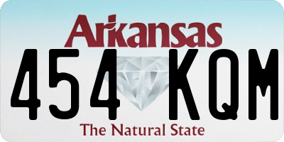 AR license plate 454KQM