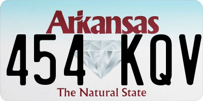 AR license plate 454KQV