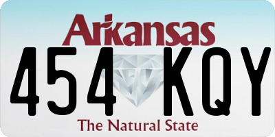 AR license plate 454KQY
