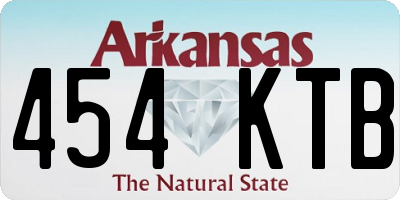 AR license plate 454KTB