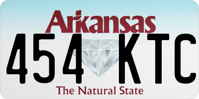AR license plate 454KTC