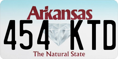 AR license plate 454KTD