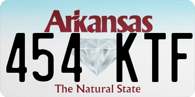 AR license plate 454KTF