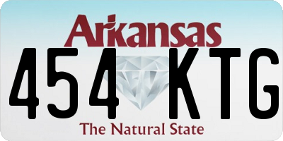 AR license plate 454KTG