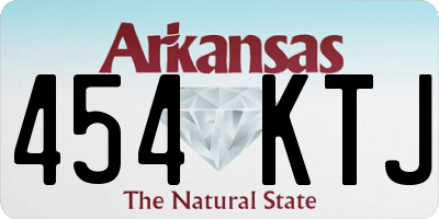 AR license plate 454KTJ