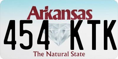AR license plate 454KTK