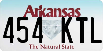AR license plate 454KTL