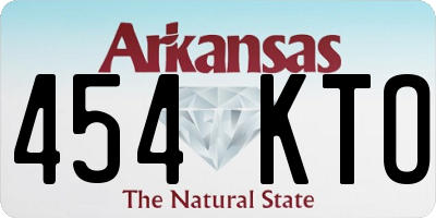 AR license plate 454KTO