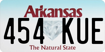 AR license plate 454KUE
