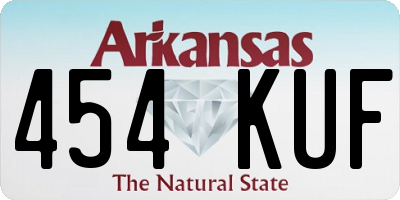 AR license plate 454KUF