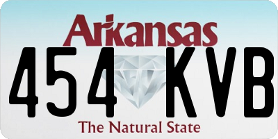 AR license plate 454KVB