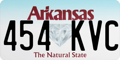 AR license plate 454KVC