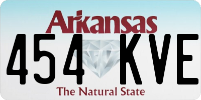 AR license plate 454KVE