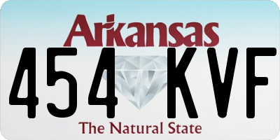 AR license plate 454KVF
