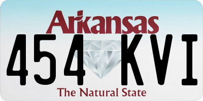 AR license plate 454KVI