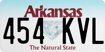 AR license plate 454KVL