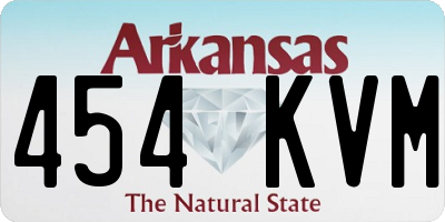 AR license plate 454KVM