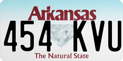 AR license plate 454KVU