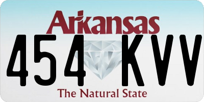 AR license plate 454KVV