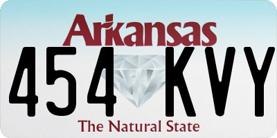 AR license plate 454KVY