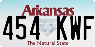 AR license plate 454KWF