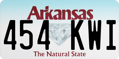 AR license plate 454KWI