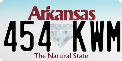 AR license plate 454KWM