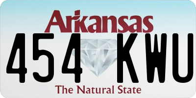 AR license plate 454KWU