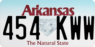 AR license plate 454KWW
