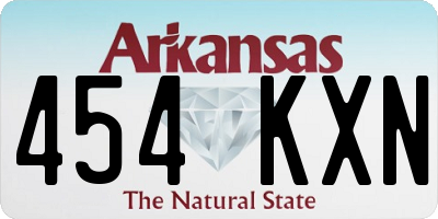 AR license plate 454KXN