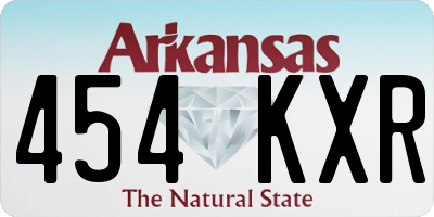 AR license plate 454KXR